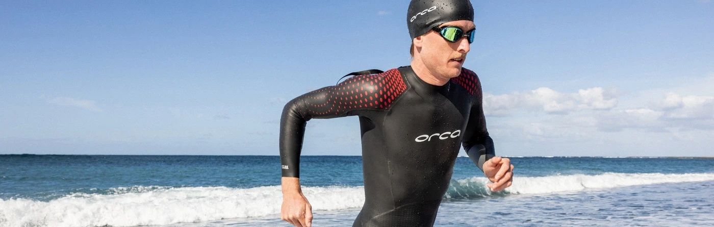 Orca Maillot Triathlon à Manches Courtes Homme - Athlex - argenté MP14