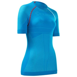 Haut en laine de mérinos pour femme - Bleu foncé - Dilling