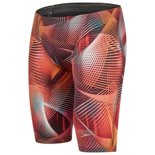 Speedo Mens Fastskin LZR Racer Elite 2 Jammers (Red/Black