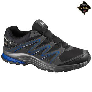 Salomon Mens Kiliwa GTX Shoes Black Phantom Nautical Blue Sportpur