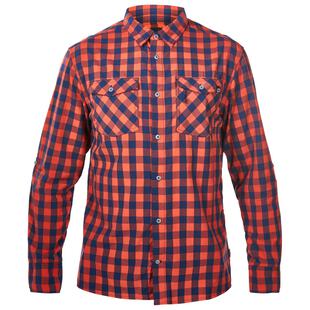 Berghaus Mens Explorer 2.0 Long Sleeve Shirt (Red/Dark Blue