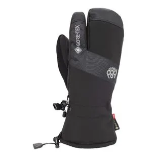 686 Mens Gore Linear Trigger Lobster Gloves Black Sportpursuit