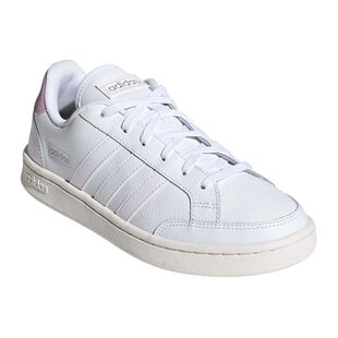Adidas Womens Grand Court SE Shoes (White/White/Clear Lilac) | Sportpu