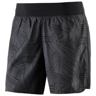 Asics Womens FuzeX 5 Inch Print Shorts Brush Shark Sportpursuit