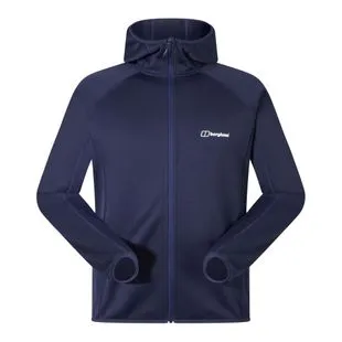 Berghaus Mens Caldey Crew Neck Fleece Black Carbon Sportpursuit