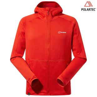 Berghaus Mens Vanth Hooded Fleece Jacket Orange