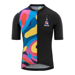 ウェア BRIKO CLASSIC LADY JERSEY 2.0 S Briko Womens Classic 2.0 Cycling Jersey (White/Grey Vaporous