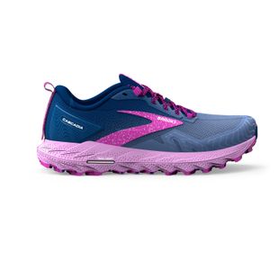Brooks Womens Cascadia 17 Trail Running Shoes Navy Purple Violet S