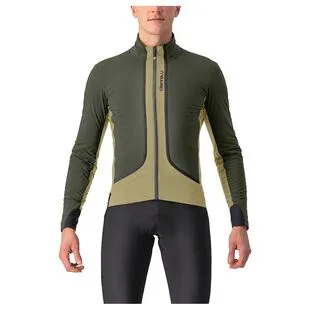 Castelli Mens Unlimited Windproof Jacket (Defender Green/Dark Grey) |