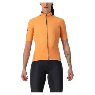 Rapha Womens Pro Team Flyweight Jersey (Peach/Orange