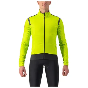 Castelli ELEMENT LITE JACKET M ブラック/ライム Castelli Mens