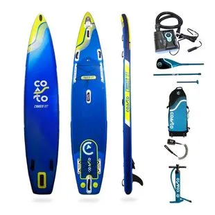 【訳あり特価】11'8 COASTO NAUTILUS SUPボード ツーリング Coasto Nautilus 11'8 Paddleboard (Blue/Orange