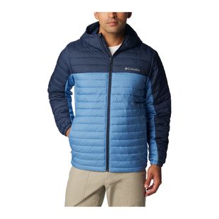 Columbia Silver Falls U2122 Hooded Jacket Niagara/Metal Walking Down Jackets : Snowl