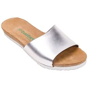 mia sandals silver