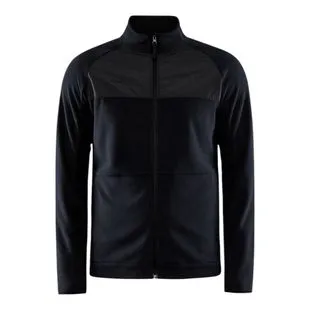 Craft Womens Eaze Full Zip Hoodie Black Sportpursuit