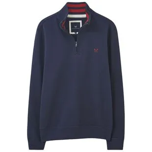 Navy 1/2 Zip Pullover main image 1