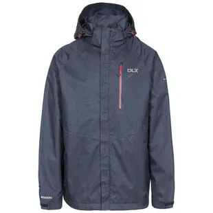 DLX Mens Dupree Waterproof Jacket Navy Marl Sportpursuit