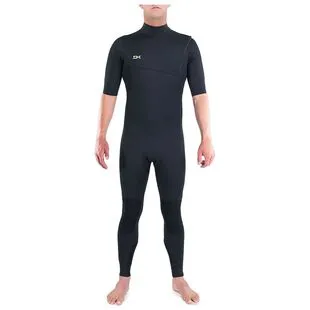 Dakine Mens Quantum Chest Zip Full 4/3mm Wetsuit (Black