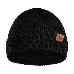 DanishEndurance Kids Merino Blend Polar Fleece Beanie Black Sportp