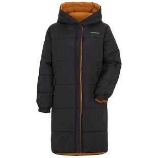 Didriksons Womens Anna Parka Black Cayenne Sportpursuit