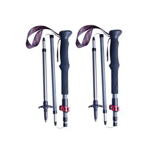 Dragonne Exel Evolution Pour Marche Nordique - Noire, Matériau Respirant, Réglable