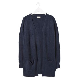 Fat Face Womens Bella Bobble Cardigan Navy Sportpursuit