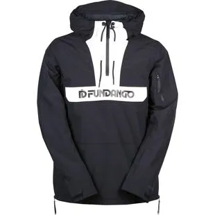 Fundango Mens Burnaby Anorak Black Sportpursuit