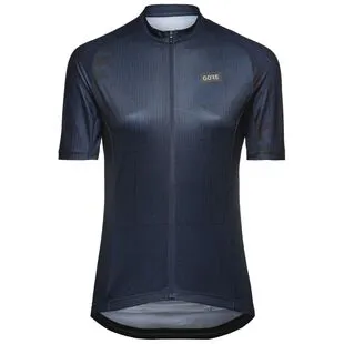 GORE Mens C3 Zip Jersey Terra Grey Black Sportpursuit