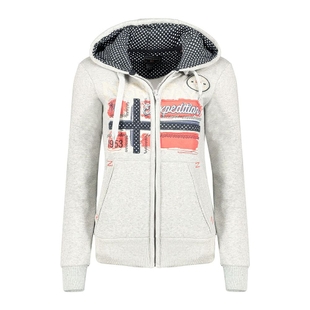 Geographical Norway Garadock Lady Sweat à Capuche Femme - Poches Kangourou Chaud Et Confortable