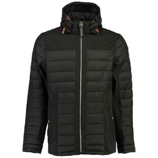 Geographical Norway Mens Baleine Parka Black Sportpursuit Com