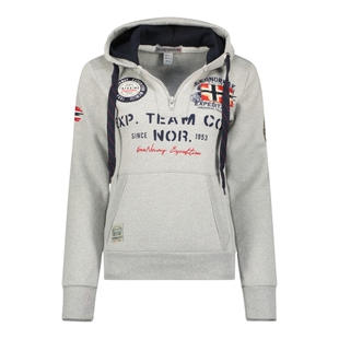 Geographical Norway Femme Geographical Norway Finion Lady Sweatshirt à Capuche Femme Manteau Geographical Norway Femme