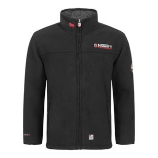 Geographical Norway Urvalama Men - Polaire Fine Homme Chaude Zip - Veste Automne Hiver Printemps Chaud Hommes - Longues Manches Pull Fourrure Doux Confort Outdoor (Gris Fonce S