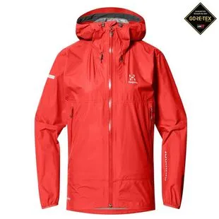 Haglofs Womens Merak GTX Jacket (Hibiscus Red/Brown Red) | Sportpursui