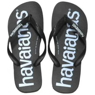 Havaianas flip flops sales black and blue