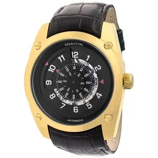 Heritor Mens Pytheas Watch Silver Blue Blue Sportpursuit