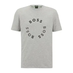 Tシャツ・カットソー BOSS Men T-shirt Grey 50488793 059 BOSS T-SHIRT TEE1 50488793 - HUGO BOSS NZ