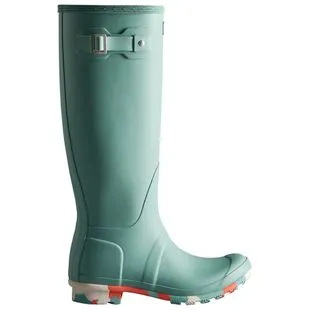 レインブーツ HUNTER WOMEN Original Gloss Tall Rain Boots Gale Green WFT10 Hunter Mens Original Tall Boots (Fell Green) | Sportpursuit.com
