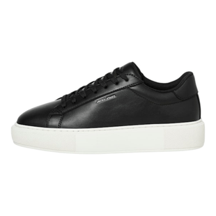 Jack Jones Mens Grand PU Cupsole Casual Shoes (Anthracite) | Sportpurs