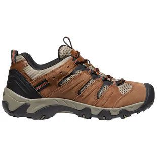 Keen Mens Clearwater CNX Sandals (Timberwolf/Fossil Orange  display picture 2