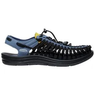 Keen Mens Uneek Premium Leather Sandals (Black
