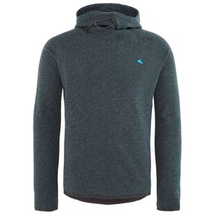 Klattermusen Mens Falen Wooly Hoodie Dark Deep Sea Sportpursuit