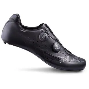 Lake CX218 Carbon Road Cycling Shoes (Black/Grey