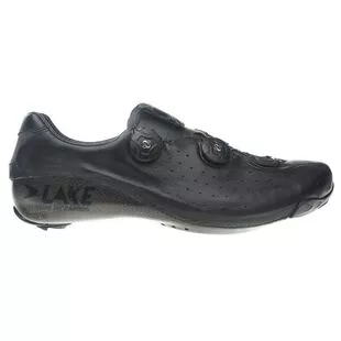Lake CX1C Carbon Road Laces Shoes (White/Black  display picture 2