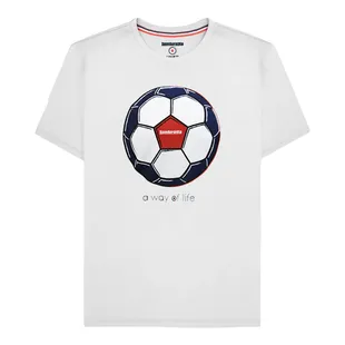 Lambretta Vintage Print Hombre Camiseta SS1010-ARENA | Deporte-outlet.es