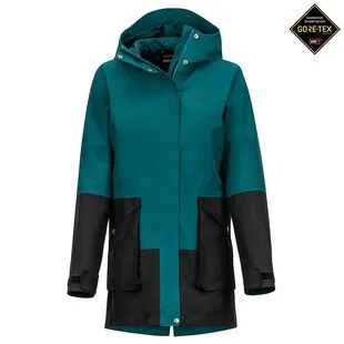 Marmot Womens Wend Jacket Deep Teal Black Sportpursuit
