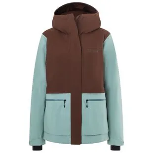 Salomon Womens QST Snow Jacket (Hibiscus/Umber
