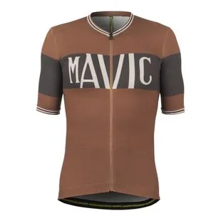 Mavic Mens Cosmic Graphic Jersey (Raven) | Sportpursuit.com