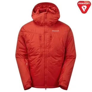 Montane Mens Flux Primaloft Jacket Adrenaline Red Sportpursuit