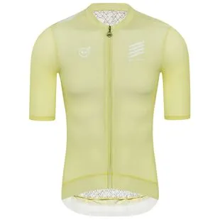 Rapha Mens Brevet Jersey (Gecko Yellow/Chartreuse/Silver Rapha Mens Brevet Jersey (Gecko Yellow/Chartreuse/Silver