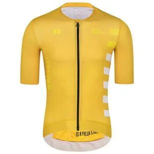 Rapha Mens Brevet Jersey (Gecko Yellow/Chartreuse/Silver Rapha Mens Brevet Jersey (Gecko Yellow/Chartreuse/Silver